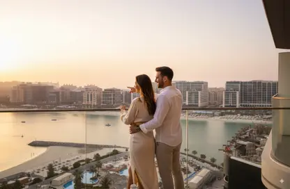 Apartment - 1 Bedroom - 1 Bathroom for rent in Palace Beach Residence - EMAAR Beachfront - Dubai Harbour - Dubai