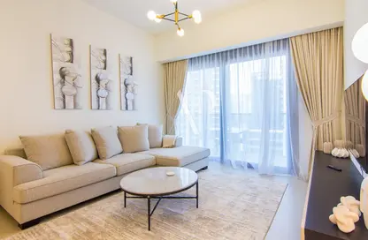 صورة لـ غرفة المعيشة شقة - غرفة نوم - 1 حمام للايجار في اكت تاورز - منطقة دار الأوبرا - دبي وسط المدينة - دبي ، صورة رقم 1