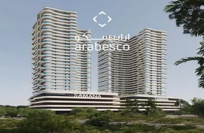 Outdoor Building image for: Apartment - 1 Bedroom - 2 Bathrooms for sale in Samana Barari Views - Majan - Dubai, Image 1