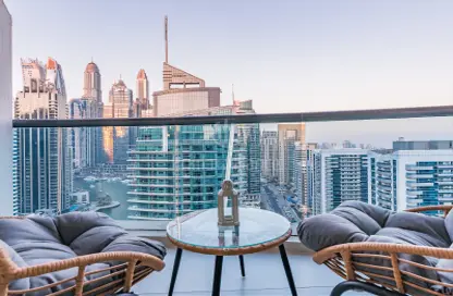 شقة - غرفة نوم - 1 حمام للبيع في برج الزمان والمكان - دبي مارينا - دبي شقة - غرفة نوم - 1 حمام للبيع في برج الزمان والمكان - دبي مارينا - دبي