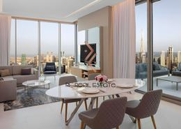 صورةغرفة المعيشة / غرفة الطعام لـ: دوبلكس - 2 غرف نوم - 3 حمامات للبيع في فندق ومساكن إس إل إس دبي - الخليج التجاري - دبي, صورة 1