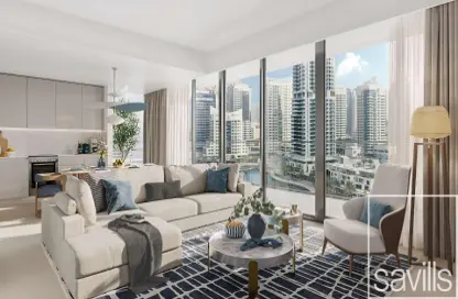 Apartment - 2 Bedrooms - 2 Bathrooms for sale in Marina Shores - Dubai Marina - Dubai