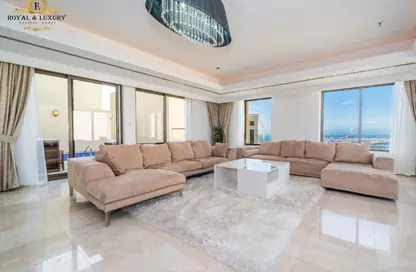 Penthouse - 4 Bedrooms - 5 Bathrooms for rent in Shams 2 - Shams - Jumeirah Beach Residence - Dubai
