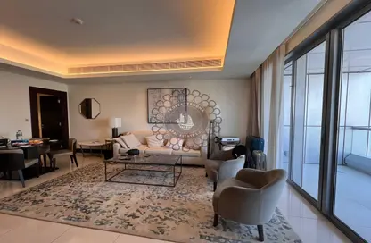 صورة لـ غرفة المعيشة شقة - غرفة نوم - 2 حمامات للايجار في فندق برج ليك - العنوان داون تاون - دبي وسط المدينة - دبي ، صورة رقم 1