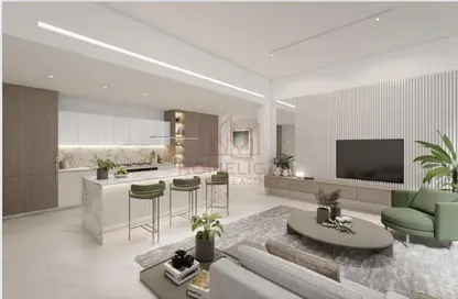 Living / Dining Room image for: Apartment - 3 Bedrooms - 4 Bathrooms for sale in Ellington House II - Dubai Hills Estate - Dubai, Image 1