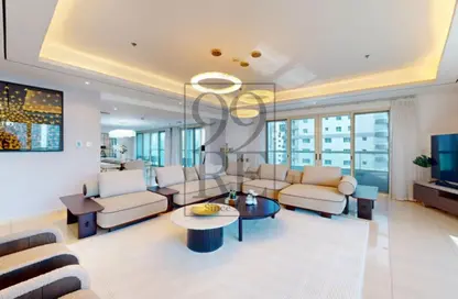 Penthouse - 4 Bedrooms - 6 Bathrooms for rent in Marina View Tower A - Marina View - Dubai Marina - Dubai