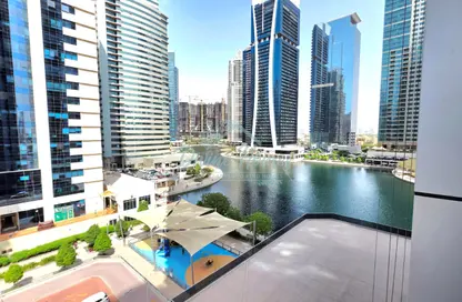 Apartment - 1 Bedroom - 2 Bathrooms for rent in Green Lakes Towers - JLT Cluster S - Jumeirah Lake Towers - Dubai