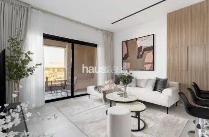Living Room image for: Apartment - 1 Bedroom - 1 Bathroom for rent in Marwa Heights - Jumeirah Village Circle - Dubai, Image 1