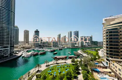 شقة - 2 غرف نوم - 4 حمامات للايجار في برج التألق 1 - أبراج البريق - دبي مارينا - دبي