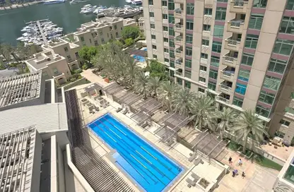Apartment - 1 Bedroom - 2 Bathrooms for rent in Murjan Tower - Emaar 6 Towers - Dubai Marina - Dubai