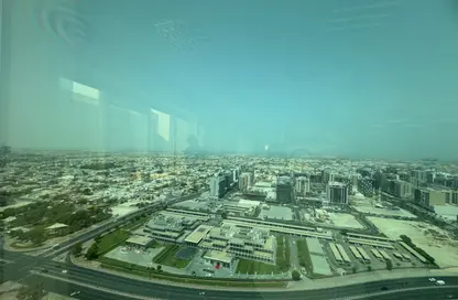 طابق كامل - استوديو - 2 حمامات للايجار في برج الموسى 2 - أبراج الموسى - شارع الشيخ زايد - دبي