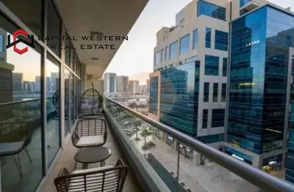 شقة - غرفة نوم - 2 حمامات للايجار في باي سكوير مبني رقم 9 - باي سكوير - الخليج التجاري - دبي