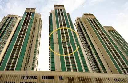 شقة - غرفة نوم - 2 حمامات للايجار في 2 مرينا هايتس - مارينا سكوير - جزيرة الريم - أبوظبي