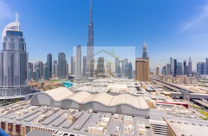 Outdoor Building image for: Apartment - 2 Bedrooms - 3 Bathrooms for rent in The Address Residence Fountain Views 1 - The Address Residence Fountain Views - Downtown Dubai - Dubai, Image 1