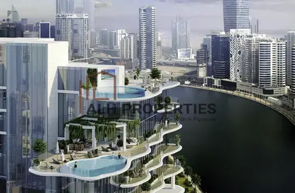 Apartment - Studio - 1 Bathroom for sale in Chic Tower - Business Bay - Dubai