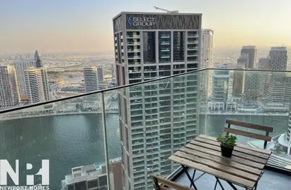 Apartment - Studio - 1 Bathroom for rent in Peninsula One - Peninsula - Business Bay - Dubai