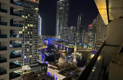 شقة - غرفة نوم - 2 حمامات للايجار في برج إسكان - دبي مارينا - دبي