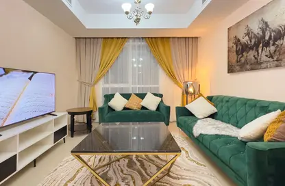 Apartment - 1 Bedroom - 2 Bathrooms for rent in Beach Tower 2 - Al Khan Lagoon - Al Khan - Sharjah
