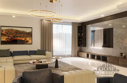 Living Room image for: Apartment - 1 Bedroom - 1 Bathroom for sale in Viewz 1 by Danube - Viewz by DANUBE - Jumeirah Lake Towers - Dubai, Image 1