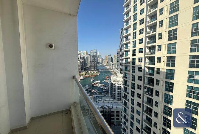 Apartment - 1 Bedroom - 2 Bathrooms for rent in DEC Tower 1 - DEC Towers - Dubai Marina - Dubai