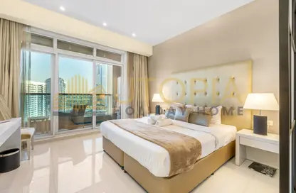 Apartment - Studio - 1 Bathroom for rent in DAMAC Maison The Vogue - Business Bay - Dubai