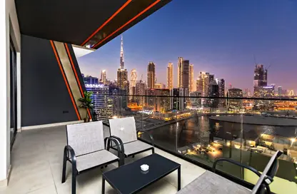 شقة - غرفة نوم - 2 حمامات للايجار في بن غاطي كانال - الخليج التجاري - دبي