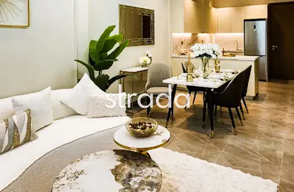 Living / Dining Room image for: Apartment - 1 Bedroom - 2 Bathrooms for sale in 48 Parkside - Arjan - Dubai, Image 1