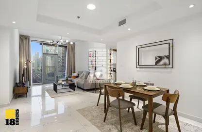 شقة - غرفة نوم - 2 حمامات للايجار في برج نورا - مدينة الحبتور - الخليج التجاري - دبي