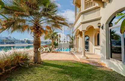 Villa - 4 Bedrooms - 7+ Bathrooms for rent in Garden Homes Frond D - Garden Homes - Palm Jumeirah - Dubai