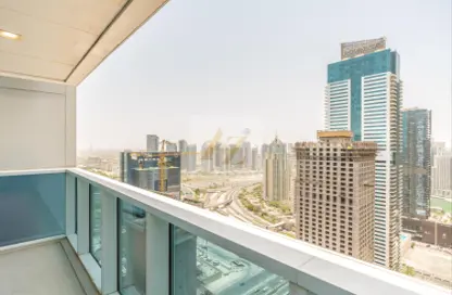 Balcony image for: Apartment - 3 Bedrooms - 3 Bathrooms for sale in Marina Arcade Tower - Dubai Marina - Dubai, Image 1