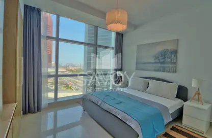 Room / Bedroom image for: Apartment - 1 Bedroom - 1 Bathroom for rent in Etihad Tower 4 - Etihad Towers - Corniche Road - Abu Dhabi, Image 1