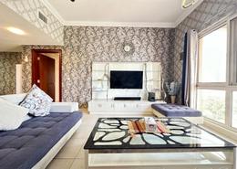 صورةغرفة المعيشة لـ: شقة - 1 غرفة نوم - 2 حمامات للكراء في طراز البحر المتوسط - مساكن القناه المائية - مدينة دبي الرياضية - دبي, صورة 1