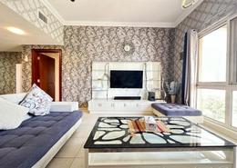 Living Room image for: Apartment - 1 bedroom - 2 bathrooms for rent in Mediterranean - Canal Residence - Dubai Sports City - Dubai, Image 1