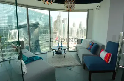 Office Space - Studio - 1 Bathroom for rent in The Binary Tower - Business Bay - Dubai