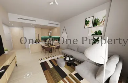 Living / Dining Room image for: Apartment - 2 Bedrooms - 3 Bathrooms for sale in Saadiyat Grove - Saadiyat Cultural District - Saadiyat Island - Abu Dhabi, Image 1